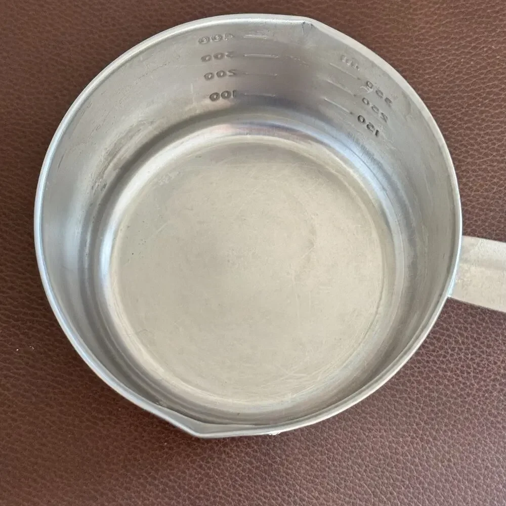 Vintage Foley Stainless Steel 2 Cup Measuring Cup Pour Spout Handle USA